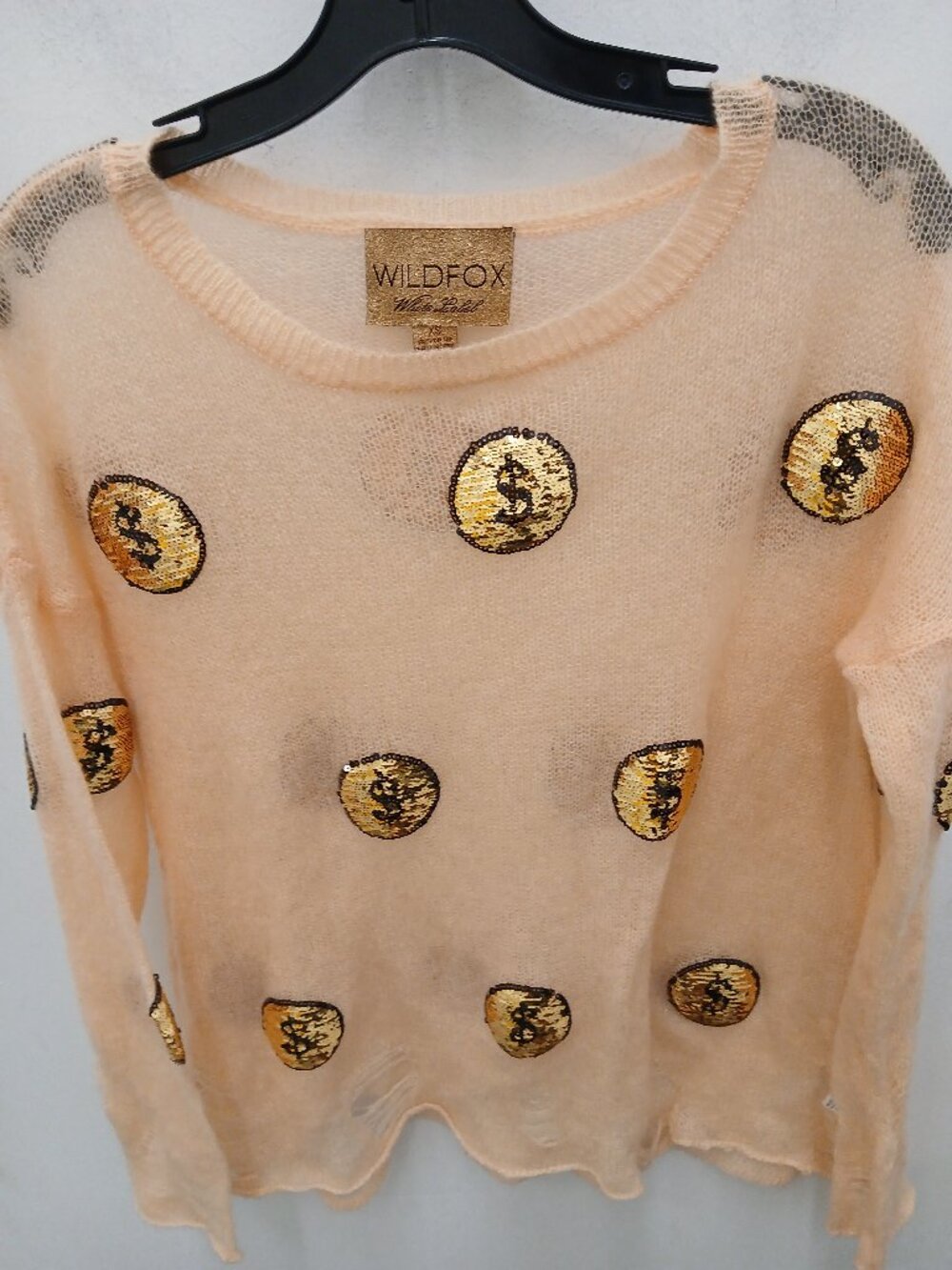 Wildfox White Label Vintage Bling Sweater